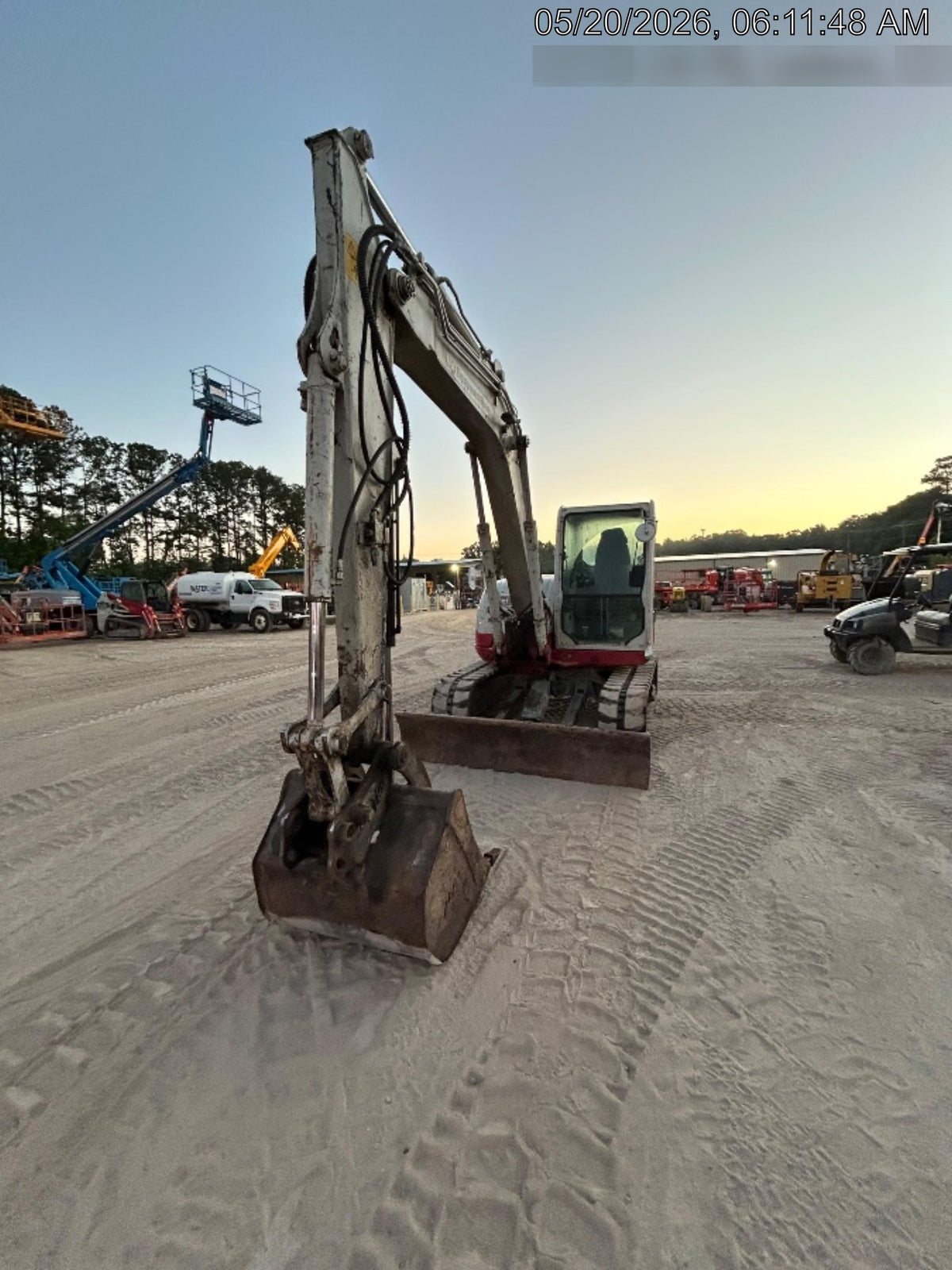 2019 Takeuchi TB290 Cab/Heat/AC Rubber tracks, Dozer blade, Travel alarm, Auxiliary hydraulics Manual QC, Hydraulic thumb, 18", 24", and 36" Buckets
