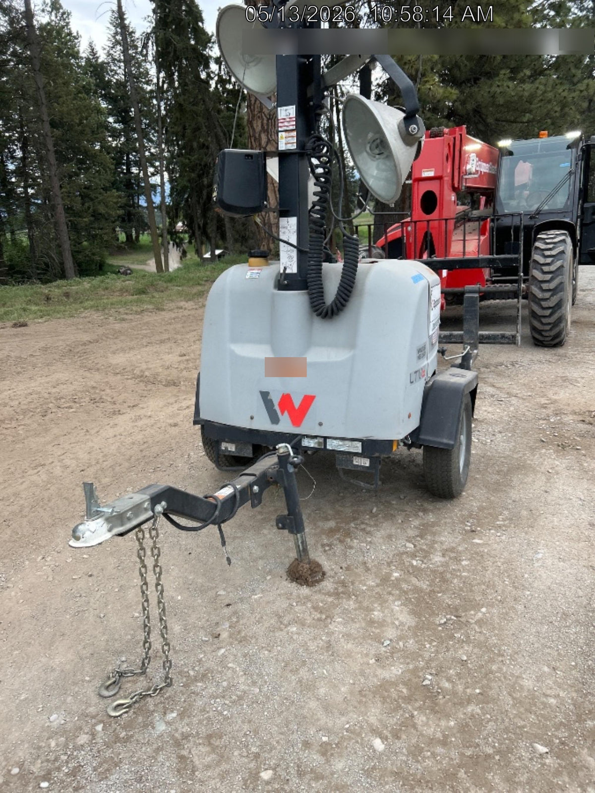 2019 Wacker Neuson LTV6K-MH Power mast, 1100W MH
