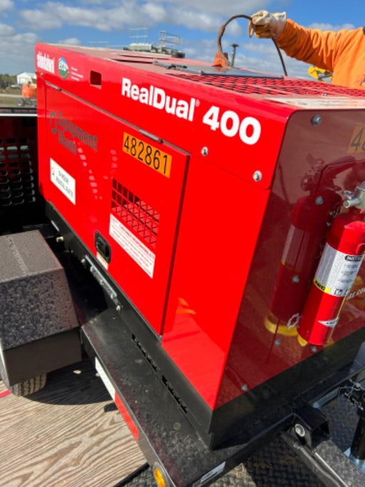 2024 Shindaiwa DGW400DML Kubota D902 Engine, 23 HP, Dual Op Welder, Wire, Arc, Droop Stick, Tig, and CC Stick Functionality, Simulphase, 3 Phase and 1 Phase Gen Output, Single Axle NB Trlr, Slr Trckl Chrg 12V 12W, Fire Ext, T3