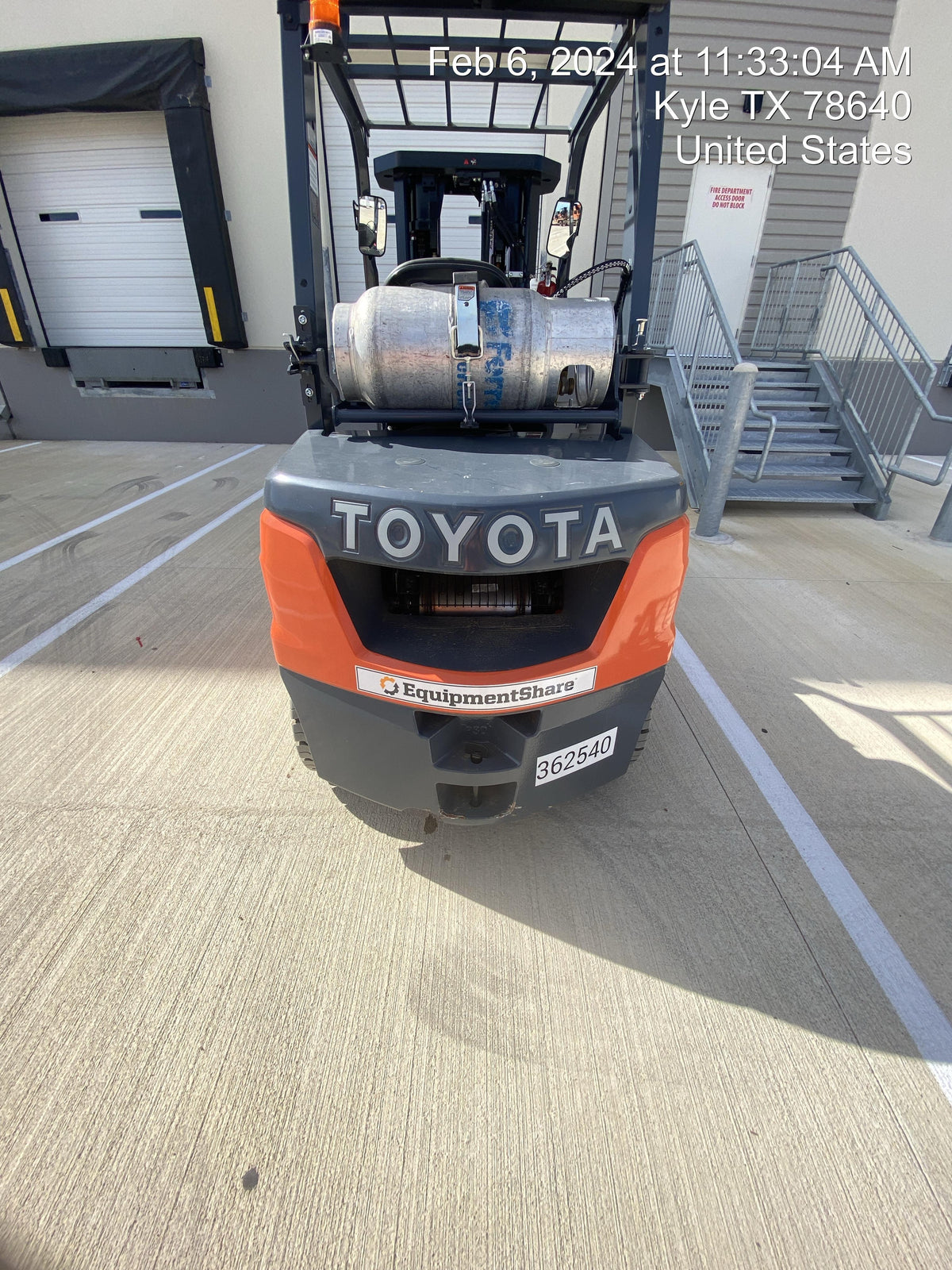2023 TOYOTA 8FGU30 LP - Quad