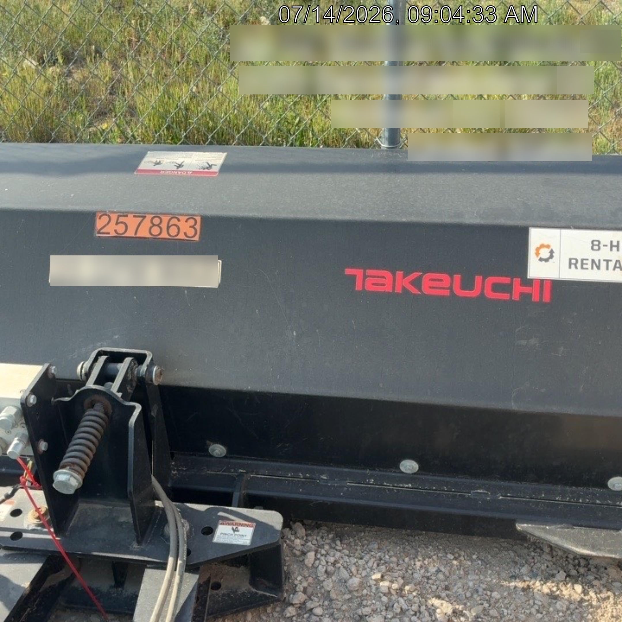 2022 TAKEUCHI 84" Broom - Takeuchi