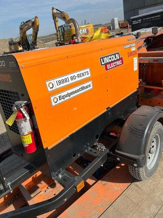 2022 Lincoln Electric LE400 Kubota V1505, Trlr, Cable Rack, Light Kit, ES Decals, T3