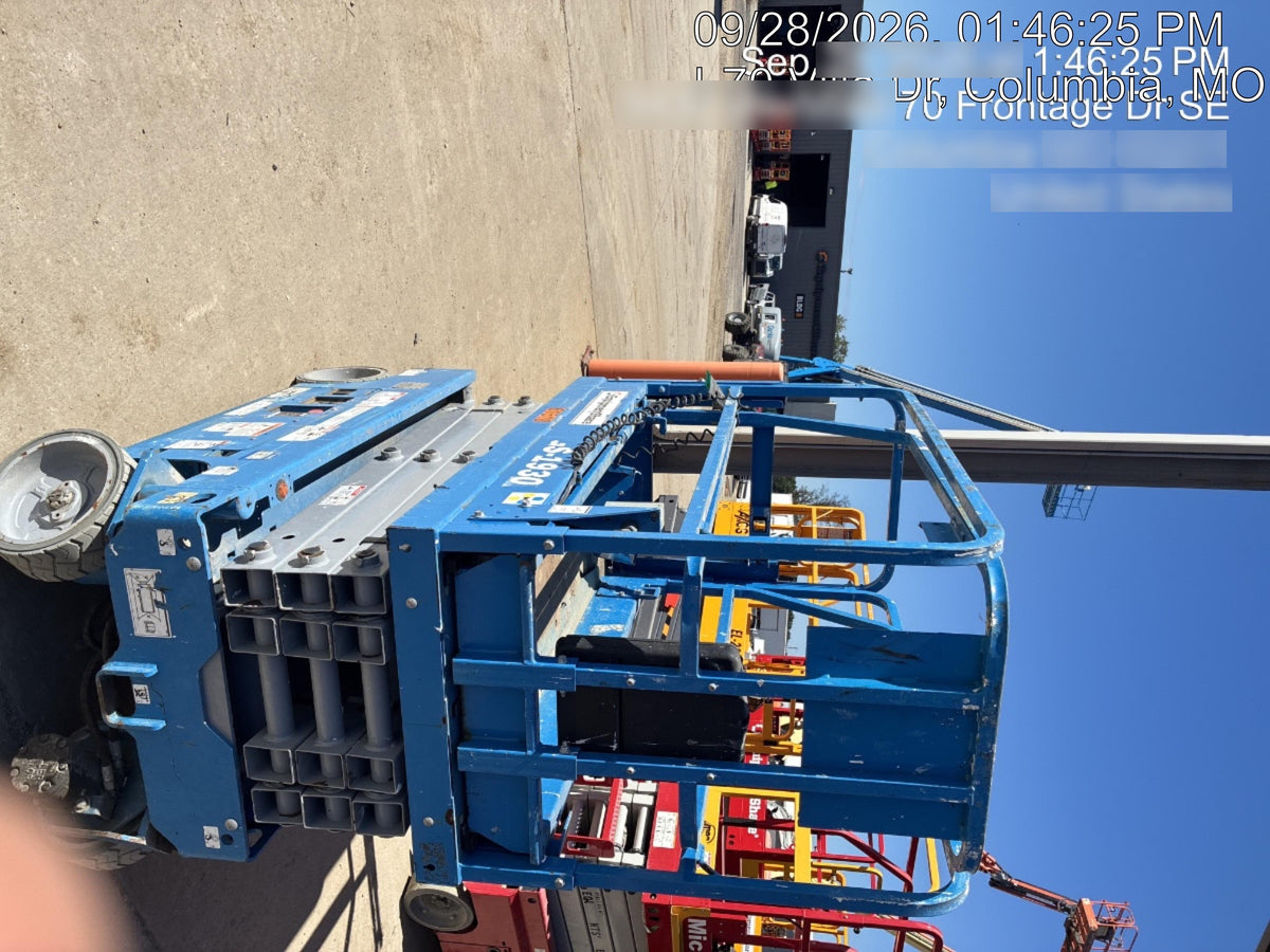 2020 Genie GS-1930 Solid Non Marking Tires, Beacon, Folding rails with half height swing gate