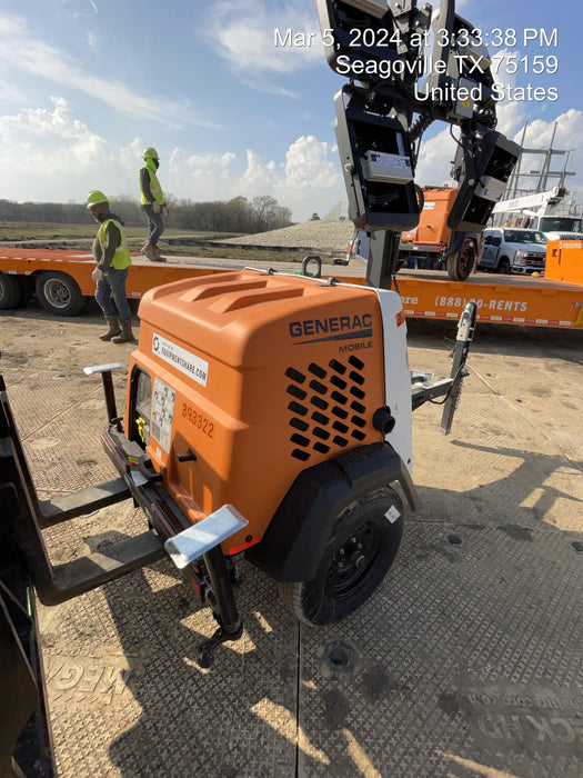 2024 Generac MLT2 Diesel, Flex Switch 120V Input, Powerzone Controller, 
(4) 320W LED Lights, 4kW Generator, 39.9 Gal Fuel Tank, 2" Ball, T3