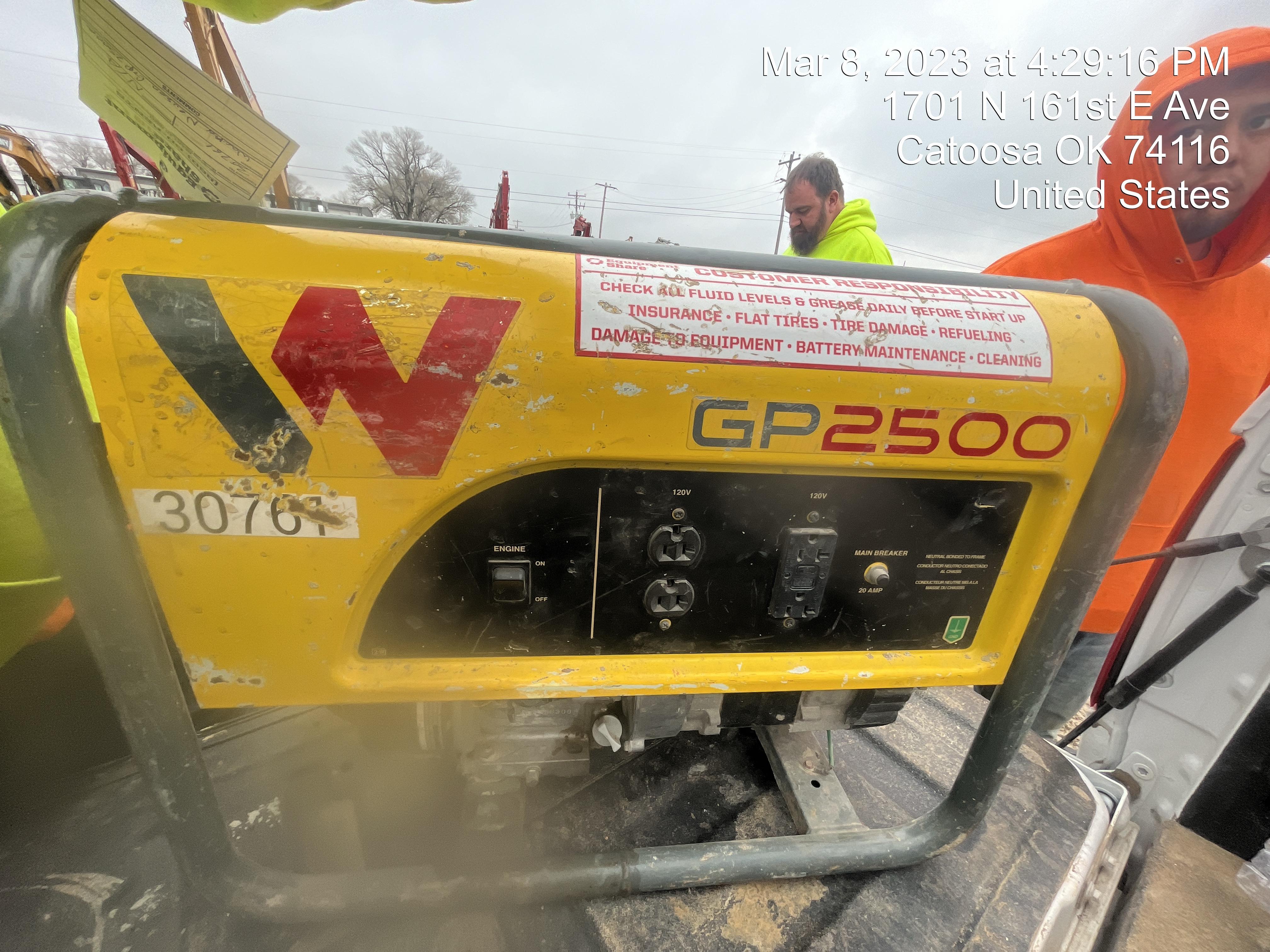 2019 WACKER NEUSON GP2500A
