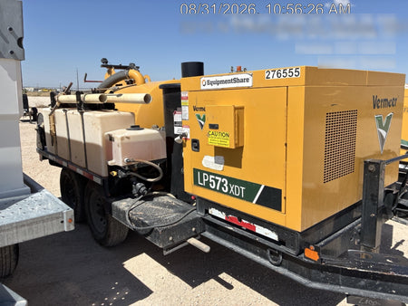 2020 Vac-Tron LP573XDT Tier 4 Kohler Diesel Engine, 500 Gallon Debris Tank w/ Hydraulic Tilt, two (2) 100 Gallon Water Tanks, Low Profile Torsion Axles (12,000 GVWR), Manual Jack Trailer
