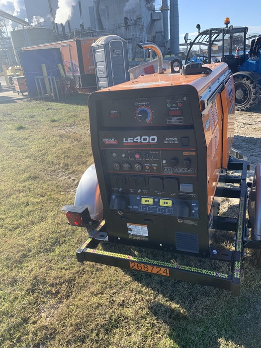 2022 Lincoln Electric LE400 Kubota V1505, Trlr, Cable Rack, Light Kit, ES Decals, T3