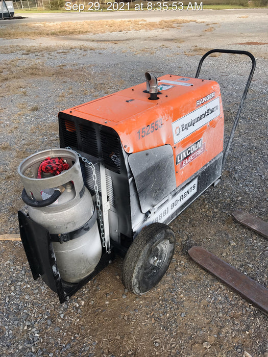 2021 Lincoln Electric Ranger 305 LPG LPG One-Pak (includes undercarriage, tank holder & tank strap) ORANGE