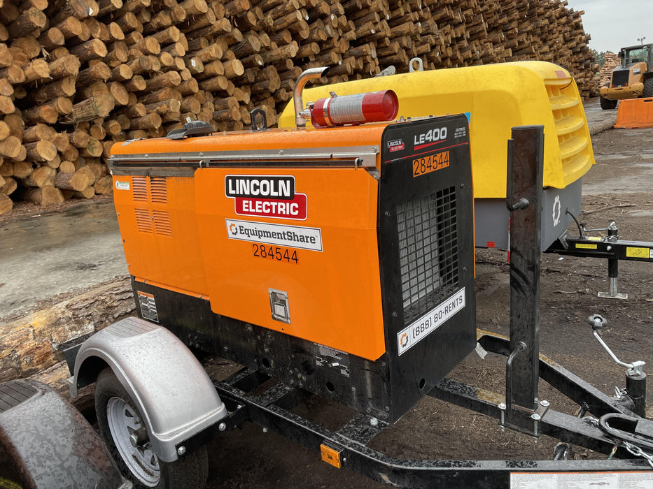 2022 Lincoln Electric LE400 Kubota V1505, Trlr, Cable Rack, Light Kit, ES Decals, T3