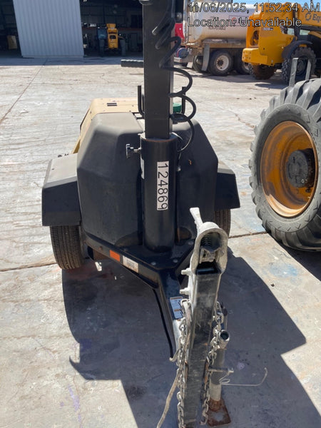 2020 Allmand NLV3GR (4) LED Light Fixture 350W, 23' Vertical Mast, 3kW Prime, Towable, Deep Sea L401, Leveling Jacks, Yanmar T4F 5.8hp