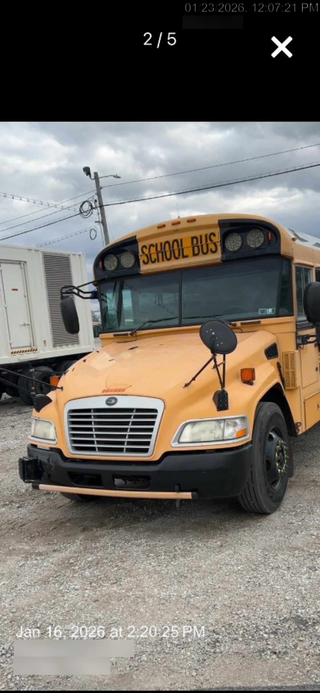 2012 BLUE BIRD 72 Passenger Bus