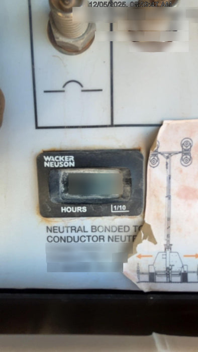 Wacker Neuson LTV6K-MH Wacker Neuson LTV6K Towable Light Tower