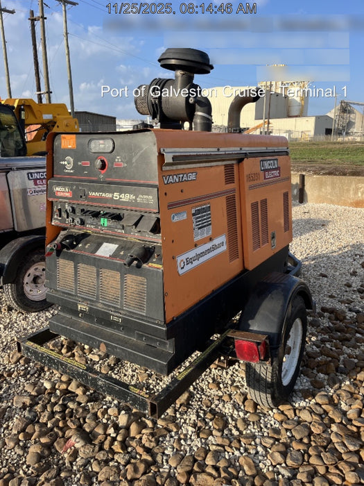 2021 Lincoln Electric Vantage 549X Ready Pak 3, ORANGE (includes trailer, cable rack, fender light kit)