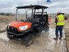 2022 Kubota RTV-X1140W-H Plastic Canopy, Windshield Acrylic Clear, LED Strobe Light, Wire Harness Kit, Back up Alarm