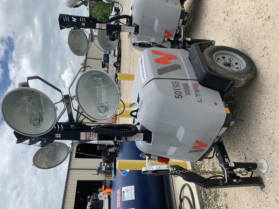 2019 Wacker Neuson LTV6L-MH Mobile Light Tower w/Fuel Level Sensor Installed
