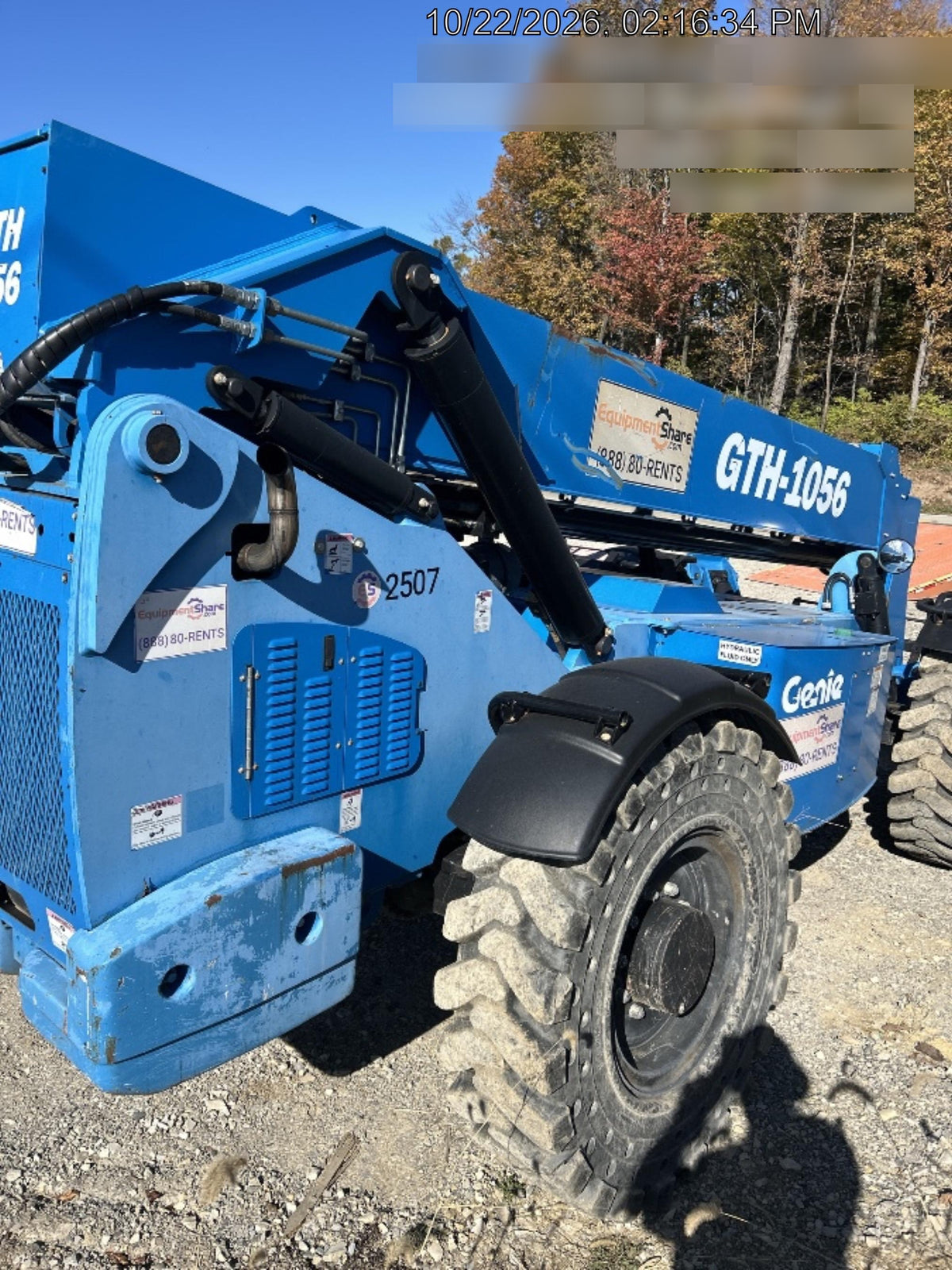 2016 Genie GTH-1056 Genie GTH1056 Telehandler