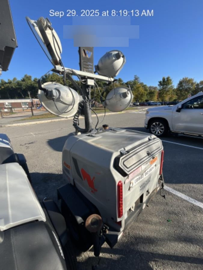 2019 Wacker Neuson LTV6L-MH Wacker Neuson LTV6L Mobile Light Tower w/Fuel Level Sensor Installed