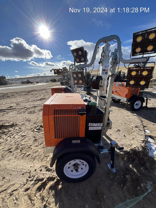 2024 Wanco WLTT-4MM4K Diesel, Deep Sea Controller, Shore Power Plug, Auto Start, (4) 350W LED Floodlights, 4kW Generator, 60 Gal Fuel Tank, 2" Ball, T3