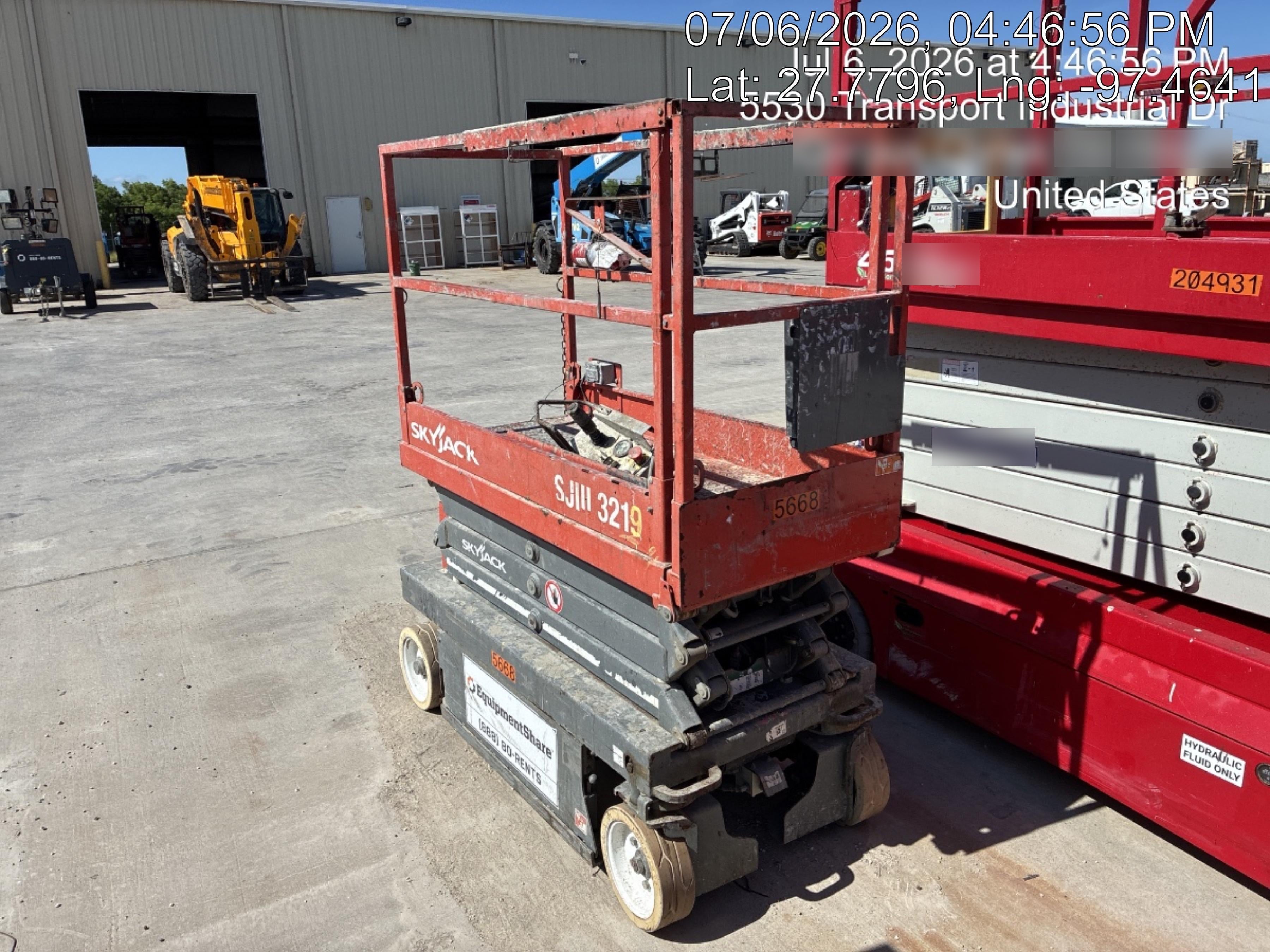 2017 Skyjack SJIII-3219 SJ3219, Trojan Battery Set, Extended Warranty 5yr/5k hr