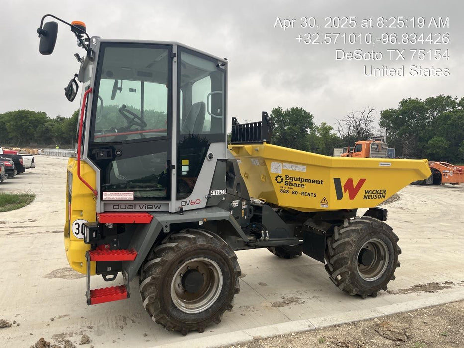 2025 WACKER NEUSON DV604 Cab Standard Tires