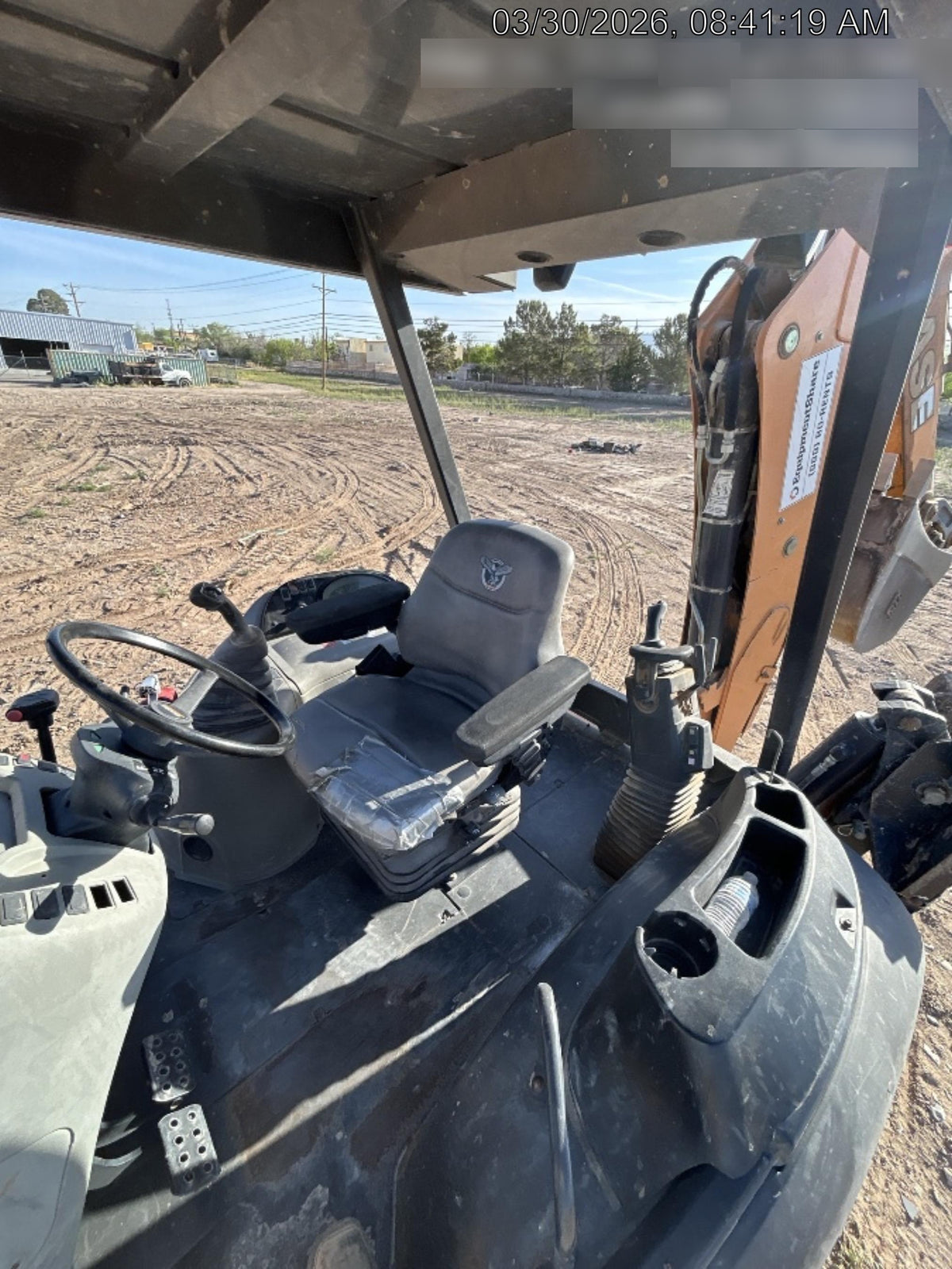 2019 Case 580N EP Canopy, 4WD, GP Front Bucket, Standard Stick, 2-Way Aux Hydraulics, ISO Controls