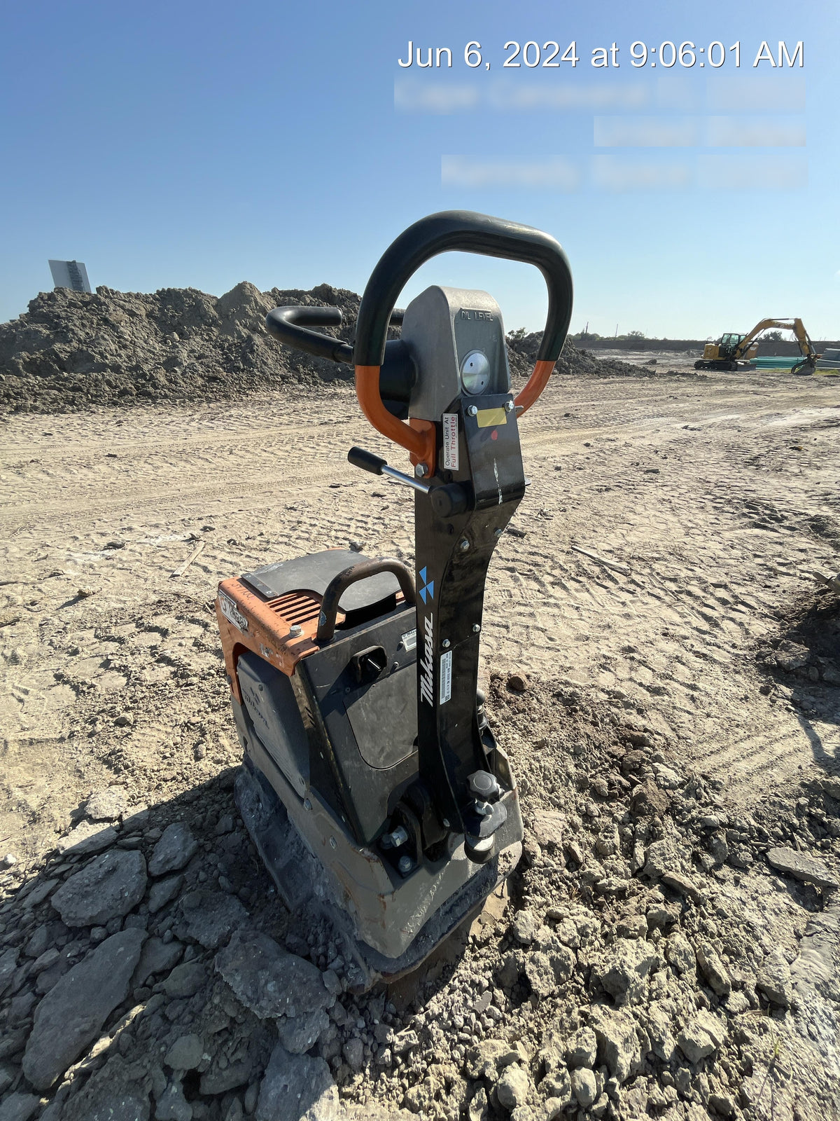 2023 Multiquip MV308GH Honda GX270, 18" Plate, Tachometer