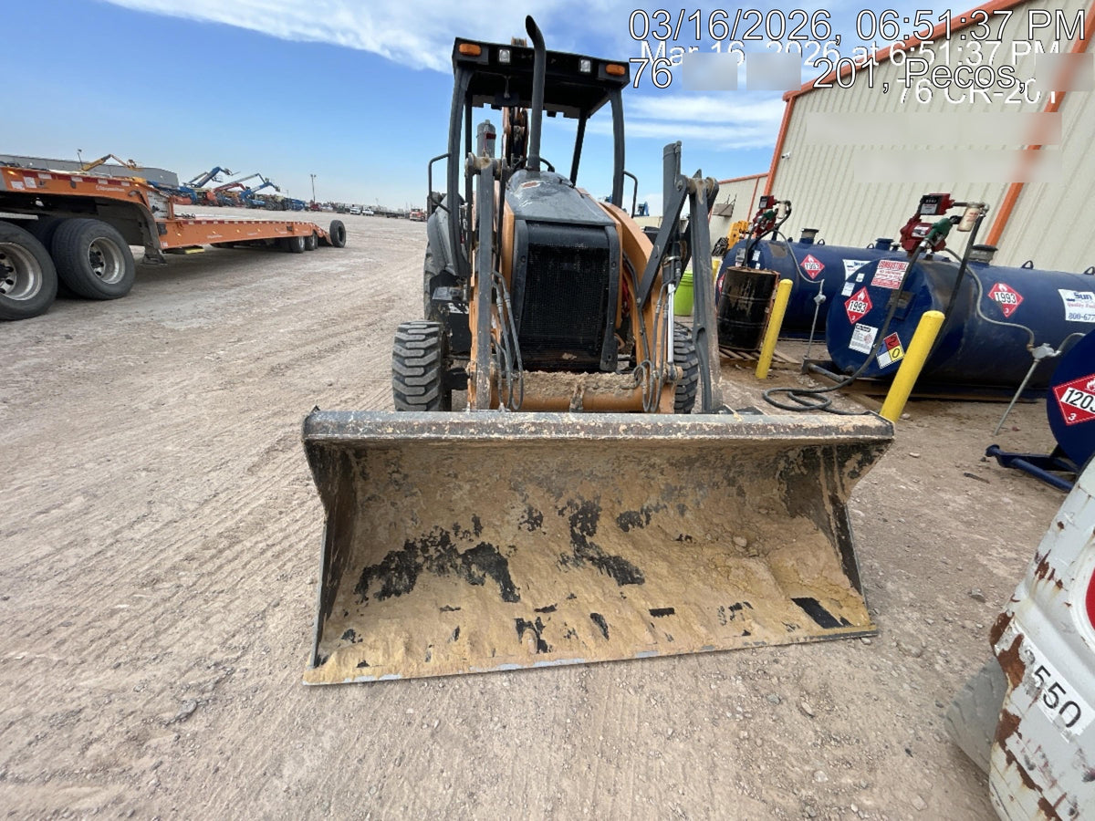 2019 Case 580N EP Canopy, 4WD, GP Front Bucket, Standard Stick, 1 Way Aux Hydraulics, ISO Controls