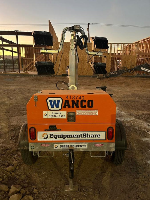 2024 Wanco WLTT-4MM4K Diesel, Deep Sea Controller, Shore Power Plug, Auto Start, (4) 350W LED Floodlights, 4kW Generator, 60 Gal Fuel Tank, 2" Ball, T3