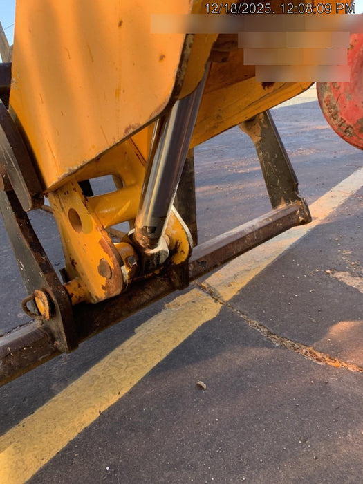 2019 JCB 509-42 74 HP w/Open ROPS, Beacon, Aux Hydraulics, LED Work lights, Solid Tires 66" Carriage/60" Forks