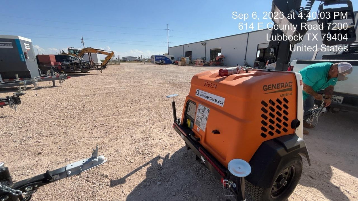 2023 Generac MLT2 Diesel, Flex Switch 120V Input, Powerzone Controller, (4) 320W LED Lights, 4kW Generator, 39.9 Gal Fuel Tank, 2" Ball, T3
