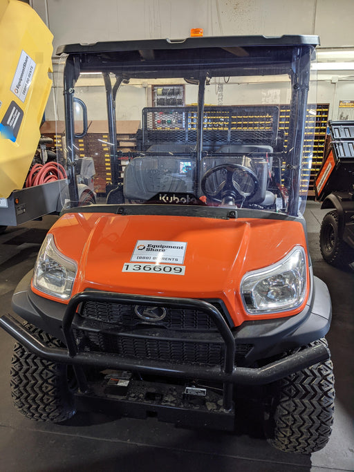 2022 Kubota RTV-X1140W-H Plastic Canopy, Windshield Acrylic Clear, LED Strobe Light, Wire Harness Kit, Back up Alarm