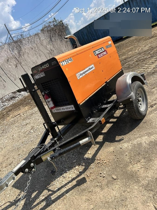 2022 Lincoln Electric LE400 Kubota V1505, Trlr, Cable Rack, Light Kit, ES Decals, T3