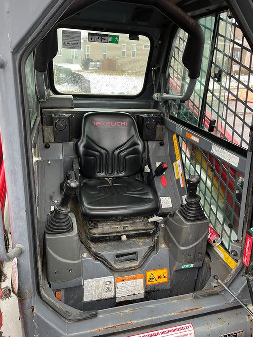 2022 Takeuchi TL6CR 65hp Kubota Diesel, Cab/Heat/Air, Rubber Tracks, Hydraulic QC