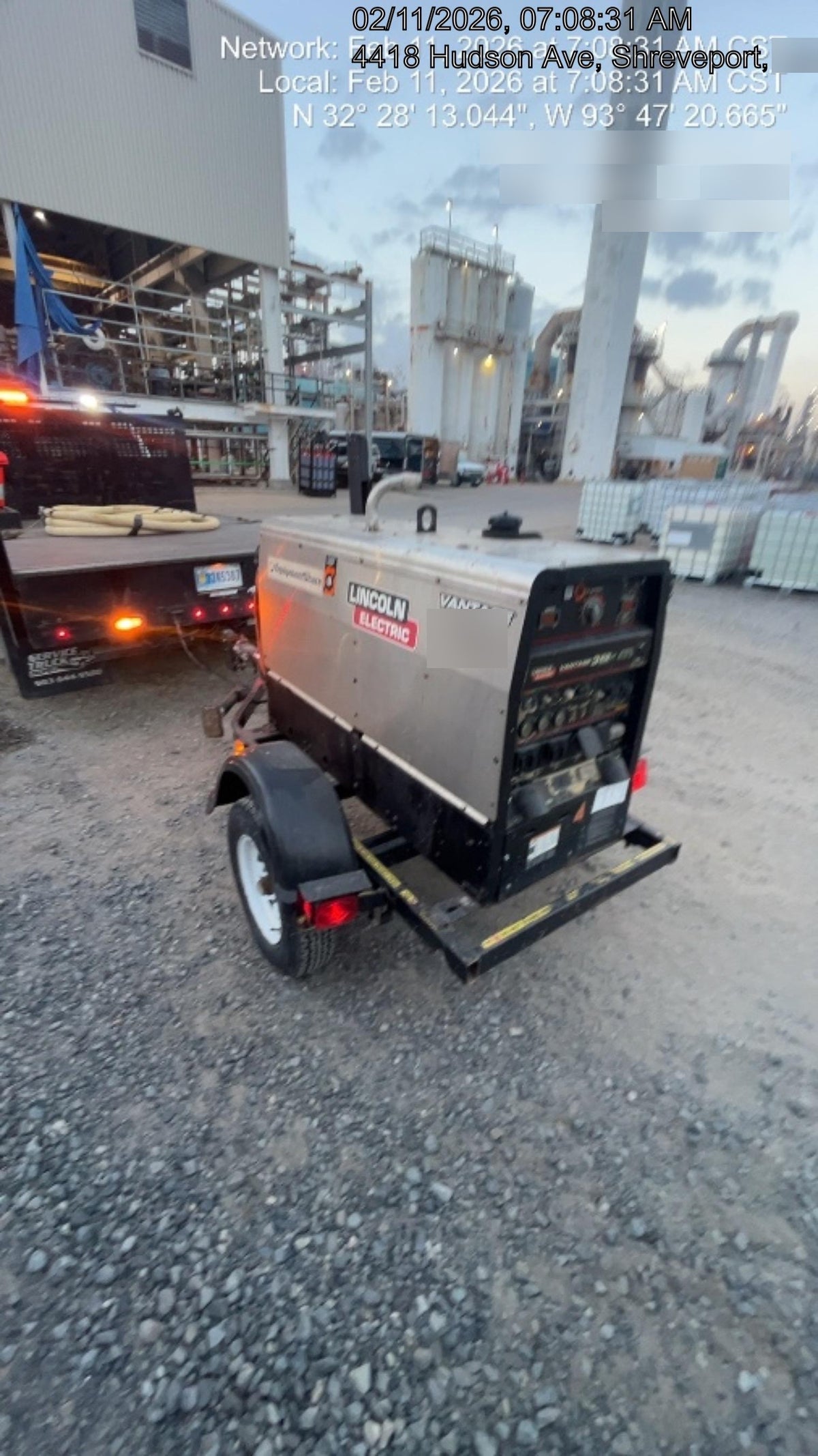 2018 Lincoln Electric Vantage 322 Lincoln Vantage 322 Welder Ready Pak 3 - Vantage 322, Trailer, Fender and light kit, Cable rack