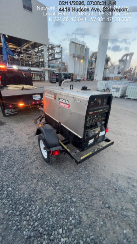 2018 Lincoln Electric Vantage 322 Lincoln Vantage 322 Welder Ready Pak 3 - Vantage 322, Trailer, Fender and light kit, Cable rack