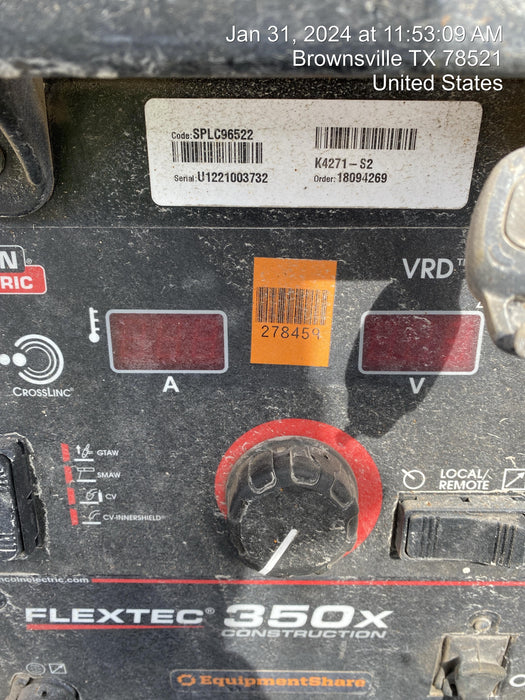 2022 LINCOLN ELECTRIC FLEXTEC 350X