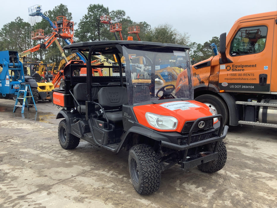 2022 Kubota RTV-X1140W-H Plastic Canopy, Windshield Acrylic Clear, LED Strobe Light, Wire Harness Kit, Back up Alarm