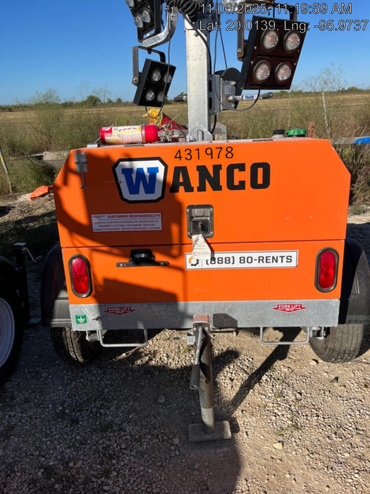 2024 Wanco WLTT-4MM4K Diesel, Deep Sea Controller, Shore Power Plug, Auto Start, (4) 350W LED Floodlights, 4kW Generator, 60 Gal Fuel Tank, 2" Ball, T3