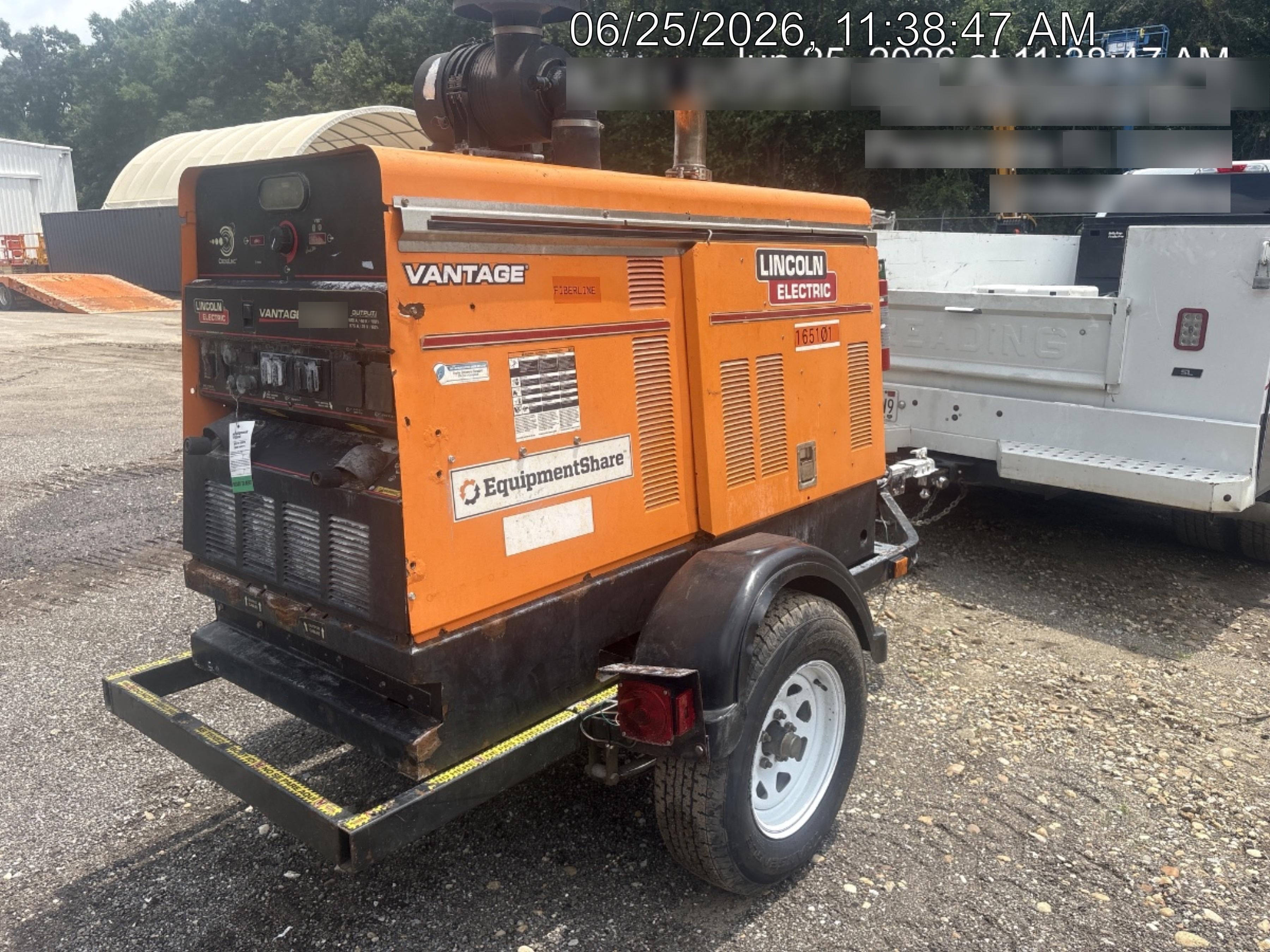 2021 Lincoln Electric Vantage 549X Ready Pak 3, ORANGE (includes trailer, cable rack, fender light kit)