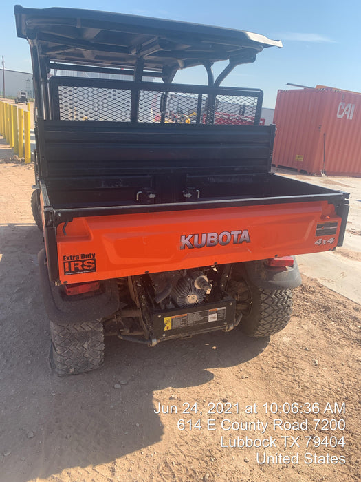 Kubota RTV-X1140W-H Canopy, 4-Seater, Diesel, Windshield Acrylic Clear, LED Strobe, Backup Alarm
