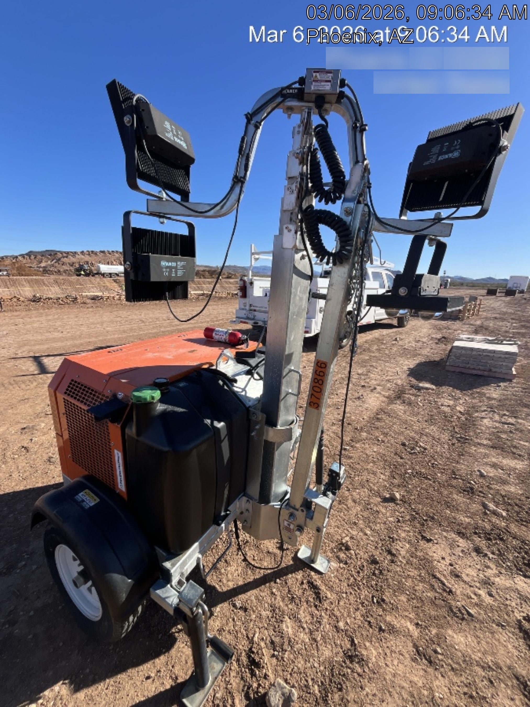 2023 Wanco WLTT-4MM4K Diesel, Deep Sea Controller, Shore Power Plug, Auto Start, (4) 350W LED Floodlights, 4kW Generator, 60 Gal Fuel Tank, 2" Ball, T3
