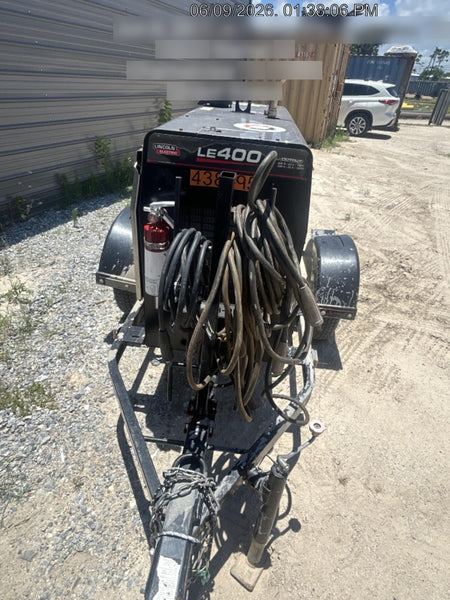 2024 Lincoln Electric LE400 Kubota V1505, Trlr, Cable Rack, Light Kit, ES Decals, T3