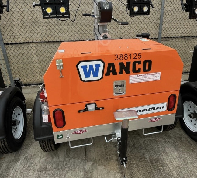 2024 Wanco WLTT-4MM4K Diesel, Deep Sea Controller, Shore Power Plug, Auto Start, (4) 350W LED Floodlights, 4kW Generator, 60 Gal Fuel Tank, 2" Ball, T3