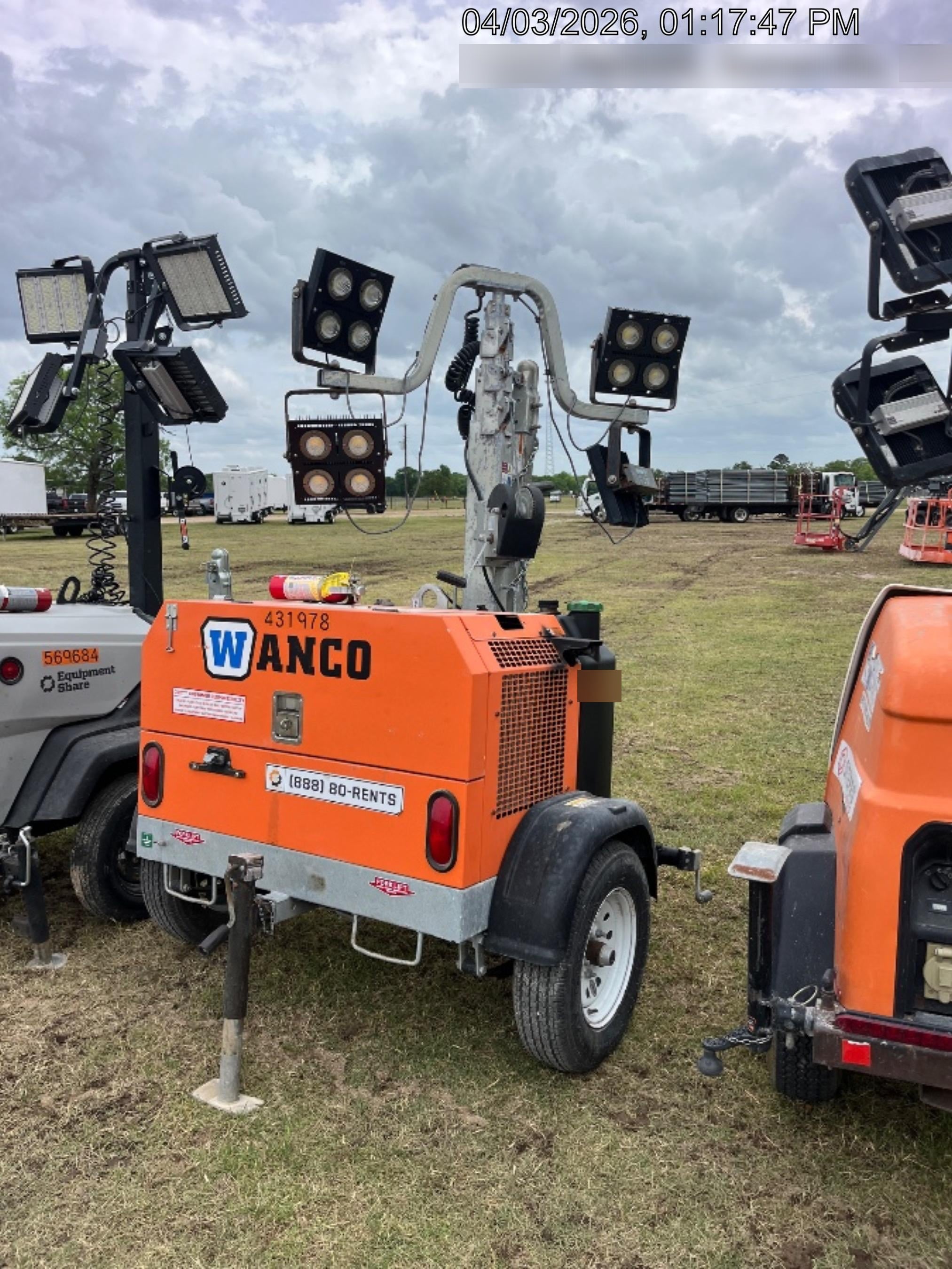 2024 Wanco WLTT-4MM4K Diesel, Deep Sea Controller, Shore Power Plug, Auto Start, (4) 350W LED Floodlights, 4kW Generator, 60 Gal Fuel Tank, 2" Ball, T3