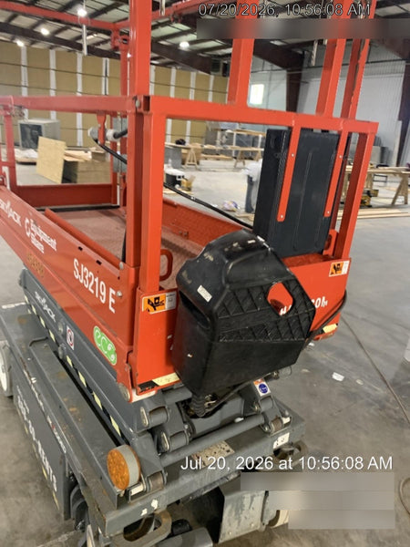 2024 Skyjack SJ3219 Electric Drive, Sld NM Tires, DBcns, RFRails, Power to Platform, T3 + Access Control