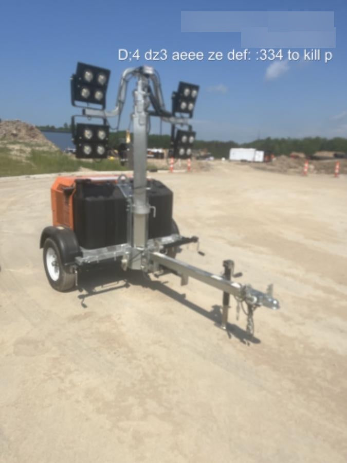 2024 Wanco WLTT-4MM4K Diesel, Deep Sea Controller, Shore Power Plug, Auto Start, (4) 350W LED Floodlights, 4kW Generator, 60 Gal Fuel Tank, 2" Ball, T3