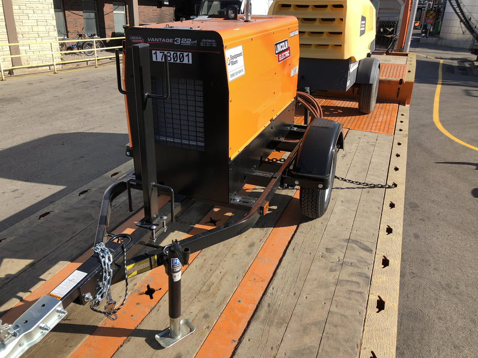 2021 Lincoln Electric Vantage 322 Vantage 322 Ready Pak 3 w/ Decals, ORANGE (includes trailer, cable rack, fender light kit) NO Telematics