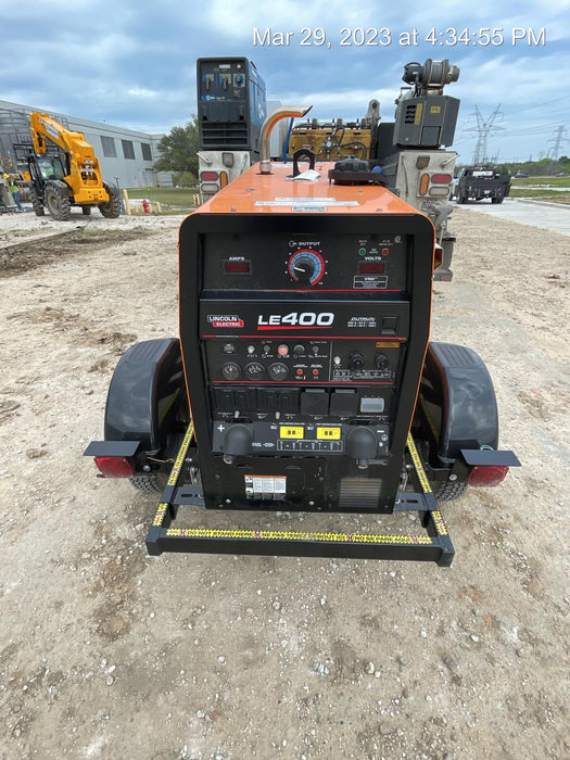 2022 Lincoln Electric LE400 Kubota V1505, Trlr, Cable Rack, Light Kit, ES Decals, T3