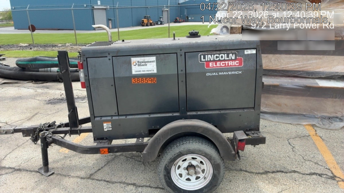 2024 Lincoln Electric Dual Maverick 200/200X Ready Pak 3, Includes Trailer, Cable Rack, Fender Light Kit K4382-1-RP3
