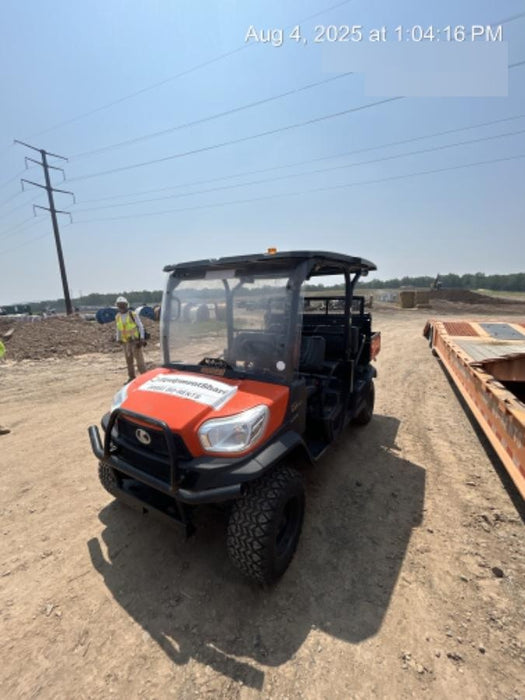 2022 Kubota RTV-X1140W-H Plastic Canopy, Windshield Acrylic Clear, LED Strobe Light, Wire Harness Kit, Back up Alarm